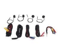 KIMISS Cámara de Visión Panorámica de 360° para Coche, HD, Frontal, Trasera, Izquierda, Derecha, Completo, Pantalla de Control Central (Chip 307 + Lente 6048)