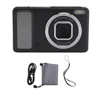 KIMISS Cámara Digital 4K 64MP 18x Zoom AF Auto Focus Vlog Camera con Luz de Relleno de Pantalla TFT de 2.4 Pulgadas para la Fotografía de Principiantes