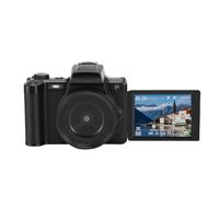 KIMISS Cámara Digital AF Autofocus MF, 68MP 4K Video 28X Zoom 2.8 Pulgadas Pantalla Abatible de 180 Grados, con Flash Incorporado Soporte de Zapata Fría para Fotografía Selfies Vlogging