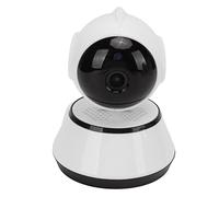 KIMISS Cámara WiFi Inalámbrica sin Costuras de 355 Grados, Pantalla de Alta Definición, Intercomunicador de Voz Bidireccional, Punto de Acceso Ap, Grabación en Bucle (Enchufe de la UE)