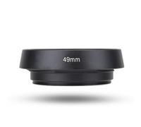 KIMISS Campana de Lente de Cámara con Ventilación de Metal Liviano con Tono de Lente Anti -óxido de Accesorios para la Tapa para 40.5 Mm 49 Mm (49 mm)