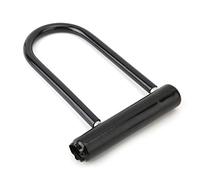 KIMISS Candado en U para Bicicleta de Aleación de Zinc, Motocicleta Resistente, Ciclismo, Negro, con 2 Llaves, Seguridad Antirrobo y Grillete Endurecido para Bicicletas, Scooters, Motocicletas,