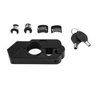 KIMISS Candado para manillar de moto, bloqueo de freno universal en aleación de aluminio, seguridad para vehículo, negro, compatible con múltiples modelos