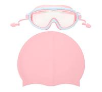 KIMISS Capa de Gafas de Natación para Niños con Gafas Impermeables a Impermeables Anti -Protección Antirripa de Protección IV -tapón para la Oreja para Niñas Accesorios Nadar para
