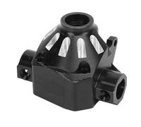 KIMISS Carcasa del Tercer Miembro del Centro del Eje de Latón Negro CNC para Axial SCX10 Pro 1/10 RC Crawler Piezas de Mejora RC Cubierta de la Carcasa del Eje Delantero