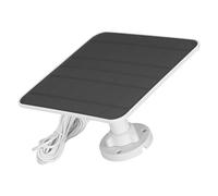 KIMISS Cargador de Panel Solar, 12 W IP65 Impermeable Carga Magnética Cámara de Seguridad Fuente de Alimentación para Pro 3 4 Ultra 2 Go Black Go2 con Soporte Ajustable (WHITE)