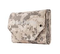 KIMISS Cargador Solar USB Portátil - Panel Solar Plegable para Acampar, Kit Impermeable de 12W, Ideal para Aventuras