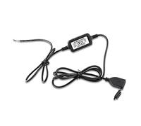 KIMISS Cargador USB para Moto, Toma de Corriente Impermeable, Compatible con GPS y Smartphone, Puerto de alimentación, Conector Resistente