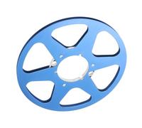 KIMISS Carrete de Cinta Vacío de 1/4 10,5 Pulgadas, Carrete Abierto de Aleación de Aluminio para Studer y NAGRA, de Recogida de Cinta de Sonido de Repuesto (BLUE)