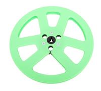 KIMISS Carrete de Cinta Vacío de 7" para Grabadoras - Reemplazo de Carrete Abierto Universal con 6 Orificios para Mejorar la Calidad del Sonido (Green)