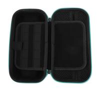 KIMISS Casa Dura de Protección Antiadera Anti-Choque Duradera para Interruptor Cubierta Protectora Dura de Impacto de Gran Capacidad para Viajes Diarios de Campamento (Cian)