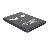 KIMISS Case de Papel de Cuero de Microfibra Liviano Delgada 2018 - Lectador e -Lector Electrónico de Papel Protector con Tapa Protectora Elegante (No me toques)