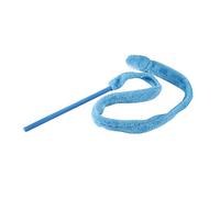 KIMISS Cat Toy Snake Shape Teaser Cat Gat Kitten Pet Jugando a Toy Blue, Interactive, Material de Silicona (Blue)