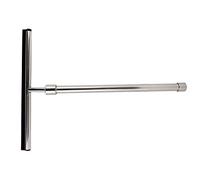 KIMISS Cepillo Limpiador de Ventanas Profesional - Limpiador de Acero Inoxidable con Extensible para Limpieza de Múltiples Superficies - Escobilla de Goma de Silicona Duradera para Baño, Cocina y