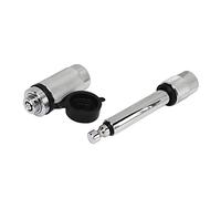 KIMISS Cerradura de Acoplador de Remolque para Barco, Vehículo Recreativo, Camión, Pintura Electroforética Plateada, Diseño Duradero y Resistente a la Intemperie