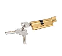 KIMISS Cerradura de Gabinete con de Seguridad con Llave Similar, Cerradura de Cilindro, de Puerta, Núcleo de de Seguridad para el Hogar, Herramienta de Aluminio con Llave para Gabinete, Buzón, (GOLD)