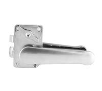 KIMISS cerradura de puerta de palanca, ABS de aleación de zinc, juego de cerradura de palanca de puerta de baño, perilla de manija de baño, cromo pulido para yate de caravana