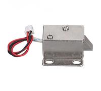 KIMISS Cerradura Electromagnética de 12 V CC para Puerta y Cajón de Gabinete - Conjunto de Liberación Eléctrica con Alta Seguridad (DC12V)