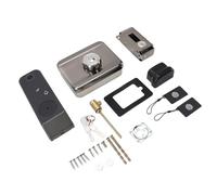 KIMISS Cerradura Inteligente con WiFi Incorporado, Cerradura Inteligente para Puerta de Entrada sin Llave Tarjeta de Contraseña de Huella Digital y Desbloqueo de Llave de Entrada a Prueba de Agua