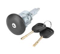 KIMISS Cilindro de Cerradura de Puerta,Abs + Metal,Cilindro de Cerradura de Puerta delantera derecha con 2 Llaves,Adecuado para Mk6 2000-2016