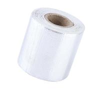 KIMISS Cinta Adhesiva de Aluminio de Protección Térmica 5 M X 5 Cm para | Envoltura Resistente Al Calor, Superficie de Papel de Aluminio, Compartimentos del Motor, Cortafuegos, Celdas de ,