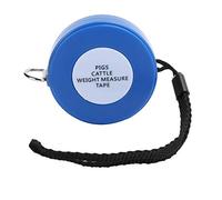 KIMISS Cinta Métrica Retráctil de Peso Corporal de 2,5 M para ganado: Adecuada para Medir el Peso de Cerdos, Bovinos, Caprinos y Terneros