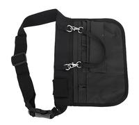 KIMISS Cinturón Organizador de Riñonera para Enfermera, Bolsa de Cintura con Múltiples Compartimentos para Almacenamiento de Herramientas y Suministros de Enfermera (BLACK)