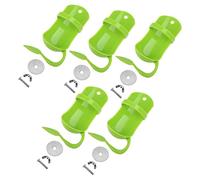 KIMISS Clamp/Holder Alimentador de Jaula para Pájaros, Soporte Portátil Seguro para Comida de Pájaros y Estante para Huesos de Sepia con Arandela de Tornillo, Clips para Verduras para Loros