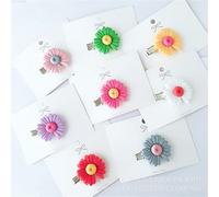 KIMISS Clamp/Holder de Flor Hawaiana Clamp/Holder de Pelo de Flor Linda Pinza de Pelo de Margarita Exquisita Accesorios para el Cabello de Resina de Plástico para Niña Mujer Pasadores de (florón)