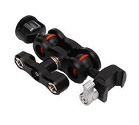 KIMISS Clamp/Holder de Mariposa de Brazo Mágico Ajustable con Montaje de Tornillo de 1/4 de Pulgada Abrazadera de Canal NATO Brazo Mágico de Alto Rendimiento con Cabezales de Bola Dobles