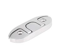 KIMISS Cleat plegable para barco marina, acero inoxidable 4-1/2", para emba ciones y muelles, resistente a la corrosión, fácil instalación