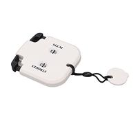 KIMISS Clicker Contador de Puntuación - Golfistas Contador de Golpes y Putts de 2 Dígitos, con Función Auxiliar 2 (Prensa Cuerpo Blanco Negro)