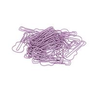 KIMISS Clips de Papel Morados, 50 Unidades, Clips Decorativos con Forma de Guitarra para el Hogar, útiles Escolares, Perfectos para Marcar Libros y Organizar Documentos