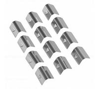 KIMISS Clips Deflectores de Viento de Acero Inoxidable, Reemplazo de Canal de Lluvia para Heko G3 Sned con de Clip Fácil, Resistente Al óxido, 12 Uds.