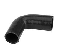 KIMISS Codo de silicona para coche 45mm-51mm, 90 grados, unión flexible, manguera curva para sistemas de aire, adaptador resistente al calor