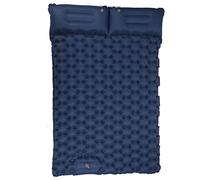 KIMISS Colchoneta Doble para Acampar: Cómodo Colchón Inflable para Acampar con Bomba Incorporada para Parejas Que Acampan, Diseño Duradero e Impermeable