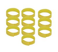 KIMISS Collar de Gallo sin Cuervo - 10 Piezas Bandas para el Cuello de Gallo sin Gancho Antiruido para Evitar que los Pollos Griten - Cinturón de Cuello de Nailon Antiruido para Gallos (Estilo normal)
