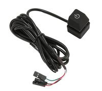 KIMISS Computadora de Escritorio con Extensión de Alimentación para PC: Cable Adaptador de Control de Alimentación Externo con Indicador LED Incorporado (#11)