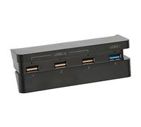 KIMISS Concentrador USB de Alta Velocidad, Cargador de Extensión USB 3.1/2.0 de 4 Puertos para Consola de Juegos Delgada, Adaptador de Carga Rápida y Transferencia de Datos