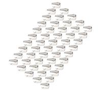 KIMISS Conector de Cadena de Cuentas - 500 Clips de Pellizco Fuertes Conectores Exquisitos de Alta Temperatura para Hacer Joyas de Bricolaje - Cierres