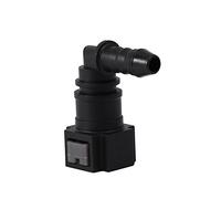 KIMISS Conector de Línea de de Liberación Rápida con Acoplador Recto Macho de 6,30 Mm - Conexión Rápida de Manguera de para Alta Compatibilidad (Codo de 7,89 mm)