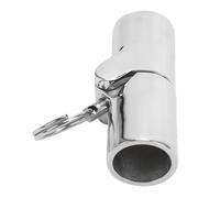 KIMISS Conector de Tubería para Barco Conector de Tubo Giratorio de Acero Inoxidable 316 Junta de Tubo de Acoplamiento Plegable de 22 Mm con Pasador de Bloqueo para Riel de Barco Bimini