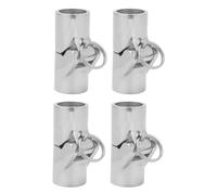 KIMISS Conector de Tubería para Barcos, Acoplamiento Plegable de Acero Inoxidable para Accesorios de Yates Marinos de 25 Mm - Conexión de Junta de Tubo Duradera