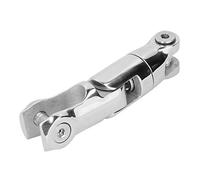 KIMISS Conector Giratorio de Ancla de Alta Resistencia Conector Giratorio de Ancla de Barco 3 Juntas Hardware Marino Pulido Espejo de Acero Inoxidable 316 para Cadena de 0,4 a 0,5 Pulgadas
