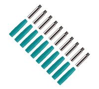 KIMISS Conectores Tipo Banana Aislados de 2mm para Cables de Prueba de Multímetro, Acoplador Seguro y Confiable con Protección Cubierta, 10 Uds. (Green)