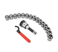 KIMISS Conjunto de Coletas R8 Shank ER40 - Colletas de Precisión de 15 Piezas para Máquinas de Fresado - Herramientas de Alta Precisión