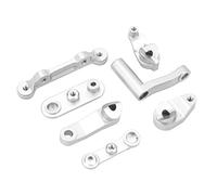 KIMISS Conjunto de Dirección RC Actualización de Aleación de Aluminio para Coches LOSI Baja Rey Rock Rey 1/10 RC - Juego de Manivela para un Rendimiento Mejorado (#3)