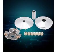 KIMISS Conjunto de Embrague de Carreras de Alto Rendimiento para Rodillo de Scooter GY6 125 150 157QMJ - Kit Completo de Montaje de Variador - Automotriz/Motocicleta y Deportes