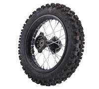 KIMISS Conjunto de Neumático de Llanta de Rueda Trasera de 12 Pulgadas de Alto Rendimiento para Apollo SSR XR CRF Tao Kayo TSD - Eje de 15 Mm