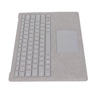 KIMISS Conjunto de Teclado Retroiluminado para Computadora Portátil 1/2 1769/1782 - Reemplazo de Trackpad Plateado Sensible